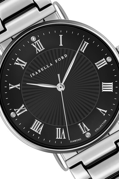 Isabella Ford Иноксов часовник с 4 диаманта Жени