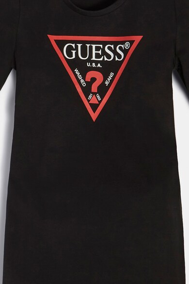 GUESS JEANS Rochie din jerseu cu imprimeu logo triunghiular Fete