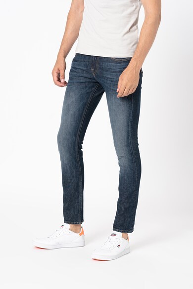 GUESS JEANS Blugi skinny cu aspect decolorat Barbati