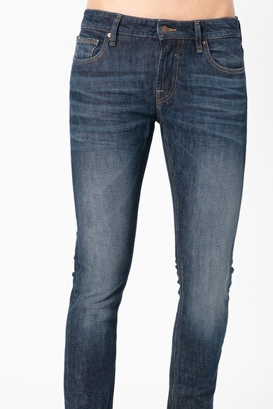 GUESS JEANS Blugi skinny cu aspect decolorat Barbati