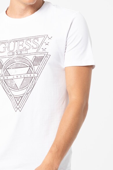 GUESS JEANS Tricou cu imprimeu logo Barbati