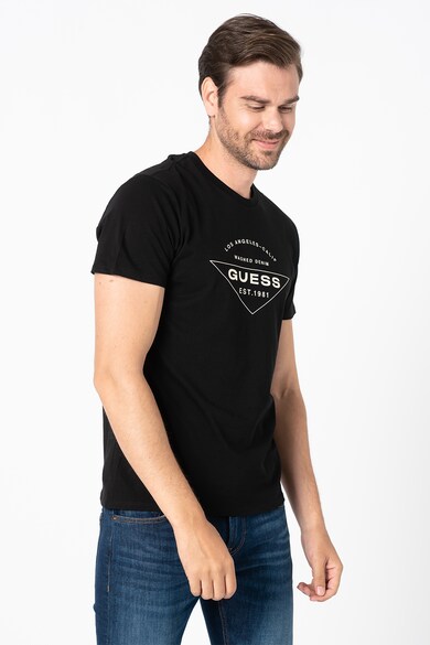 GUESS JEANS Tricou cu imprimeu logo Barbati