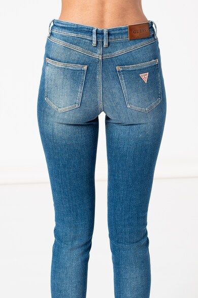 GUESS JEANS Blugi skinny cu aspect decolorat Femei