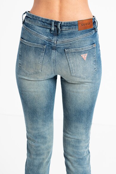 GUESS JEANS Blugi skinny cu aspect decolorat Femei