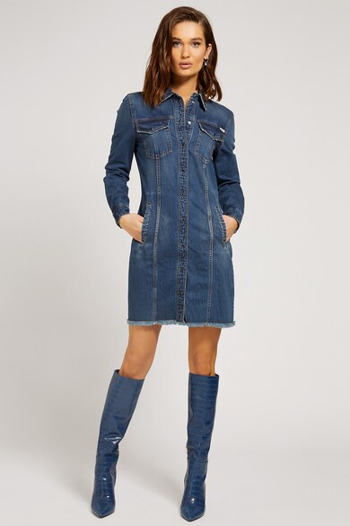 GUESS JEANS Rochie-camasa din denim Femei