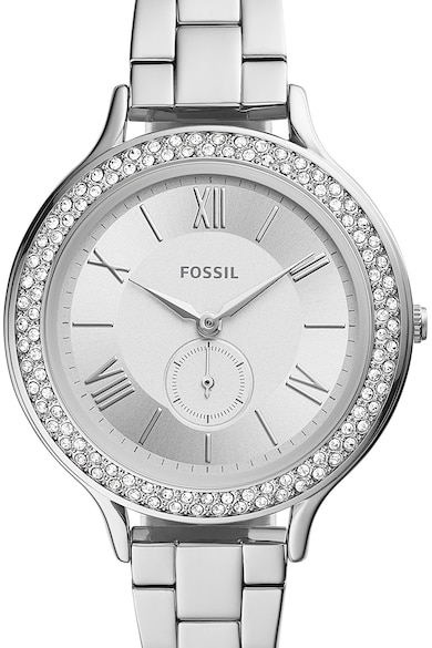 Fossil Ceas quartz decorat cu cristale Femei