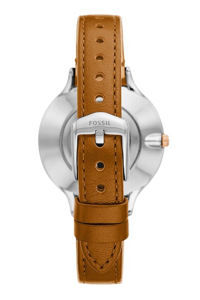 Fossil Ceas quartz cu o curea din piele Femei