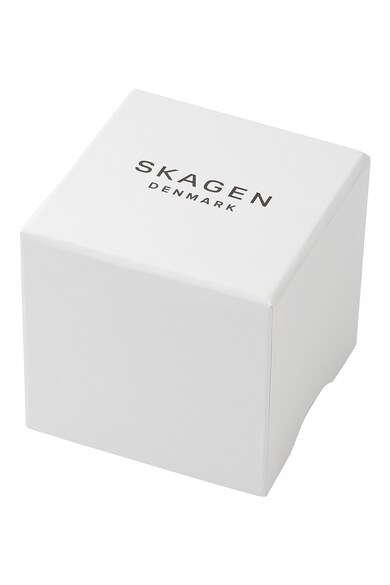 Skagen Ceas cu o curea din piele ecologica alternativa din mere Aaren Naturals Femei