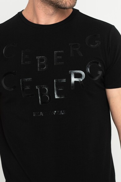 Iceberg Tricou de plaja cu logo cauciucat Barbati