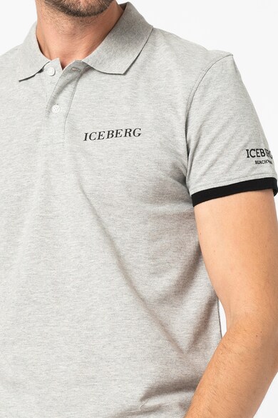 Iceberg Tricou polo de plaja cu imprimeu logo Barbati