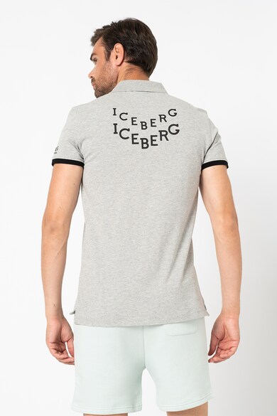 Iceberg Tricou polo de plaja cu imprimeu logo Barbati