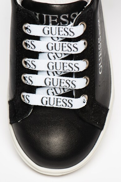 GUESS Pantofi sport din piele cu imprimeu logo Collea Baieti