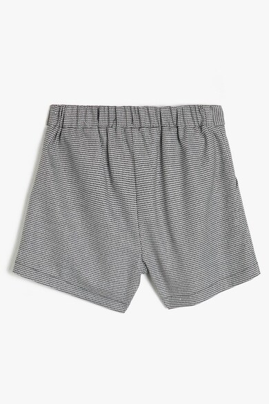 KOTON Pantaloni scurti cu imprimeu houndstooth si curea Fete