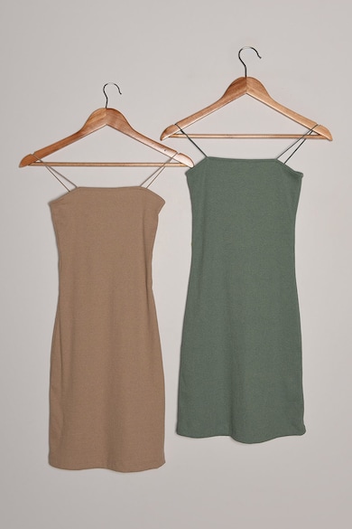 Trendyol Set de rochii cambrate cu striatii - 2 piese Femei
