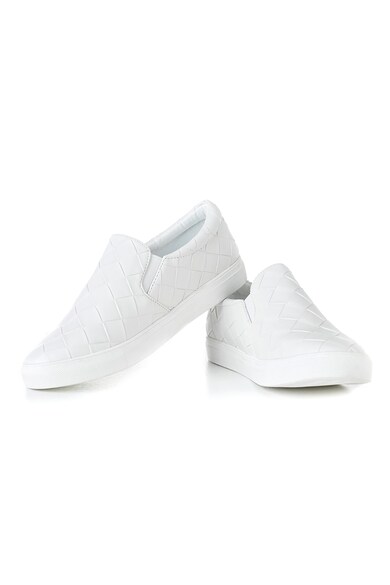 MUSK Pantofi slip-on de piele cu aspect texturat Femei