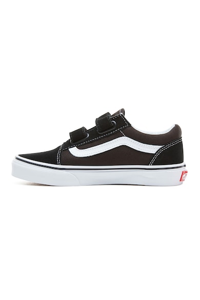 Vans Old Skool tépőzáras cipő nyersbőr betétekkel Fiú