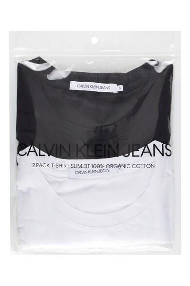 CALVIN KLEIN JEANS Set de tricouri slim fit de bumbac organic -2 piese Femei