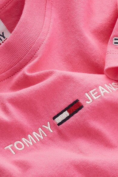Tommy Jeans Tricou din bumbac organic cu logo brodat Femei