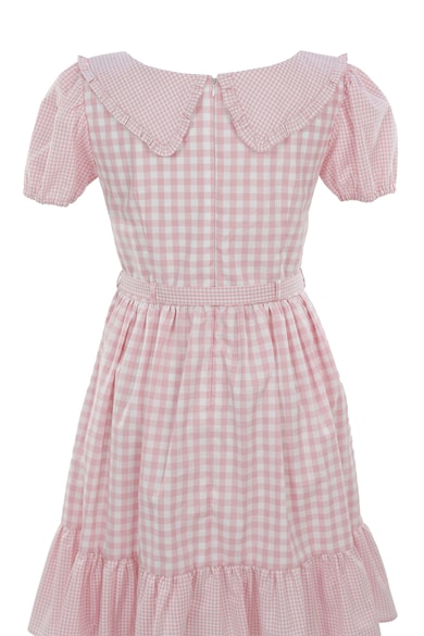 ambar studio Rochie midi cu model gingham si guler supradimensionat Luna Femei