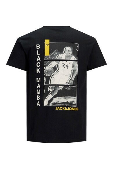 Jack & Jones Tricou cu decolteu la baza gatului si imprimeu Baieti