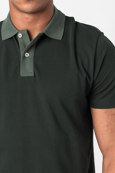 Selected Homme Tricou polo din bumbac organic Marion Barbati