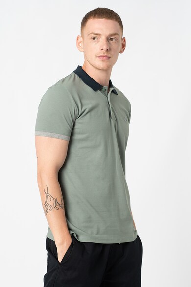 Esprit Tricou polo slim fit cu material pique Barbati