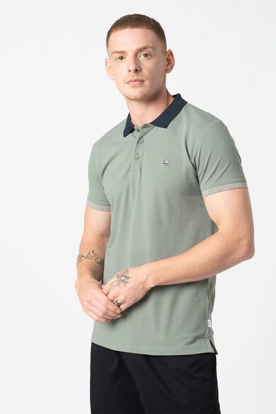 Esprit Tricou polo slim fit cu material pique Barbati