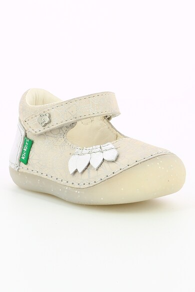 Kickers kids Pantofi Mary Jane de piele Fete