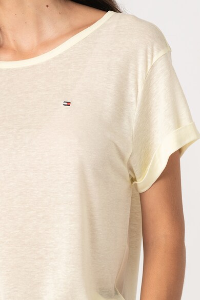 Tommy Hilfiger Tricou relaxed fit de in si lyocell Femei