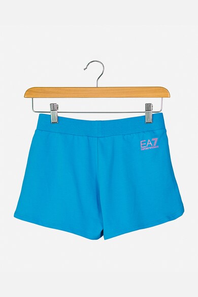 EA7 Къс панталон с еластична талия и лого Момичета