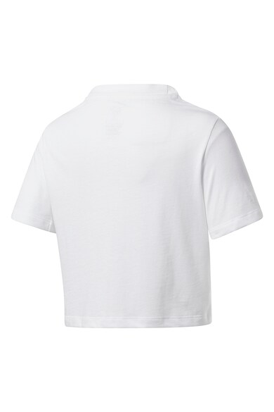 Reebok Tricou din amestec de bumbac cu logo, pentru antrenament Femei