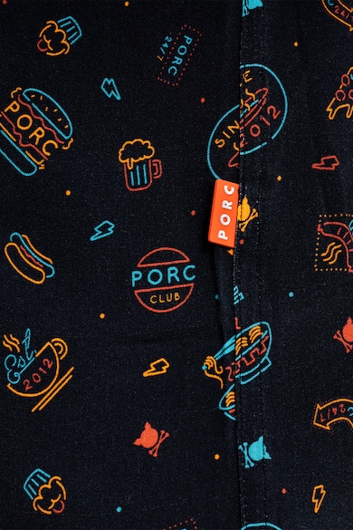 PORC Camasa unisex cu imprimeu grafic Femei