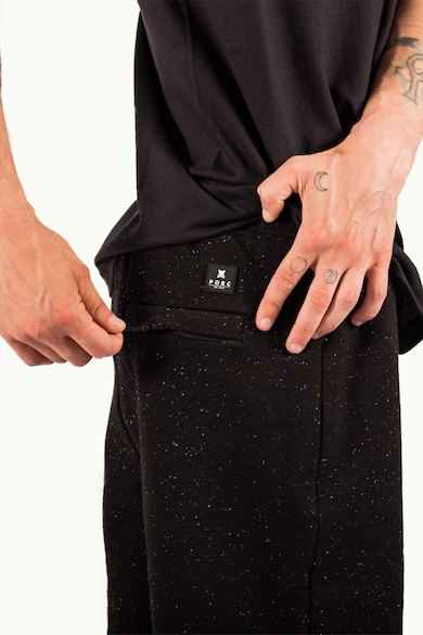 PORC Pantaloni sport unisex tip bermude cu broderie logo Femei