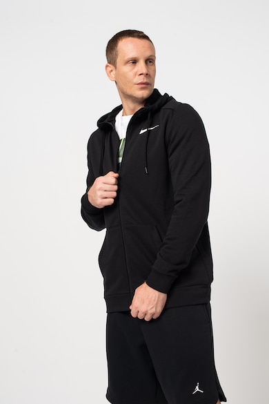 Nike Dri-FIT kapucnis sportpulóver cipzárral férfi