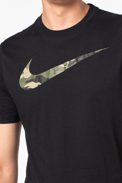 Nike Tricou cu logo camuflaj pentru antrenament Dri-Fit Barbati