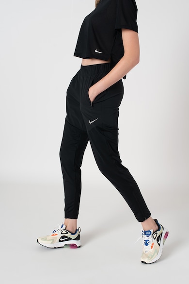 Pantaloni Dri-FIt cu snur in talie, pentru alergare Essential Nike (BV2898- 011)