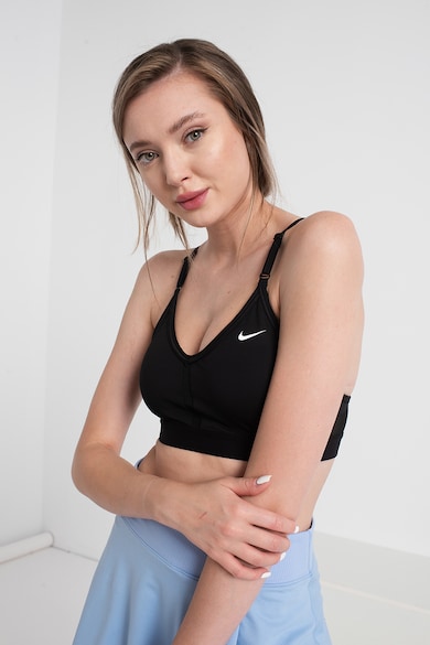 Nike Indy Dri-FIT sportmelltartó enyhe tartással női