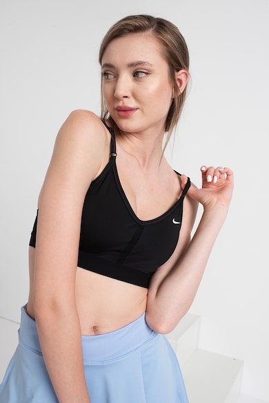 Nike Indy Dri-FIT sportmelltartó enyhe tartással női