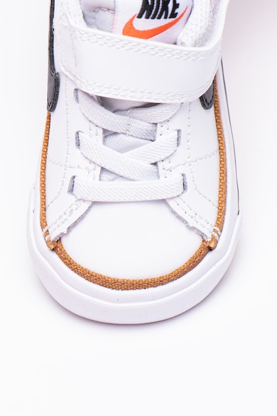 Nike Pantofi sport de piele cu insertii de material textil Court Legacy Baieti