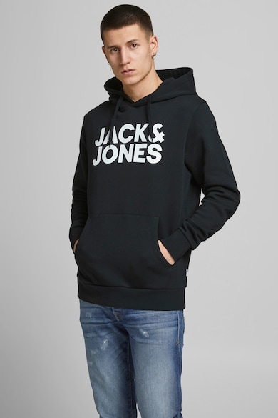 Jack & Jones Суитшърт с качулка и лого - 2 броя Мъже