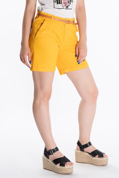 KVL by KENVELO Chino rövidnadrág levehető övvel női