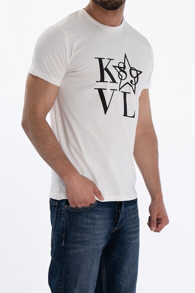 KVL by KENVELO Tricou din bumbac cu imprimeu logo Barbati