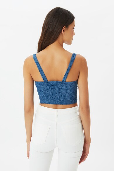 Trendyol Sangallo csipkés crop top női