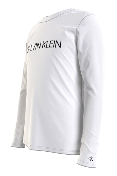 CALVIN KLEIN Bluza de bumbac organic cu imprimeu logo Fete