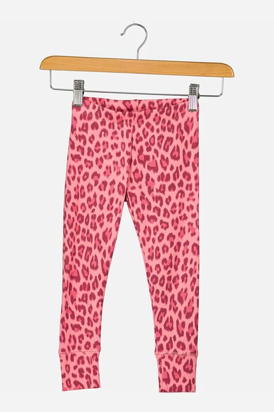 GAP Pijama din bumbac organic cu imprimeu leopard Fete