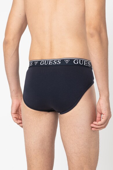 GUESS Set de chiloti din amestec de bumbac cu banda logo - 5 perechi Barbati