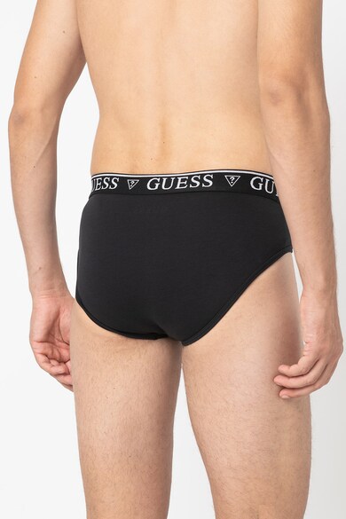 GUESS Set de chiloti din amestec de bumbac cu banda logo - 5 perechi Barbati