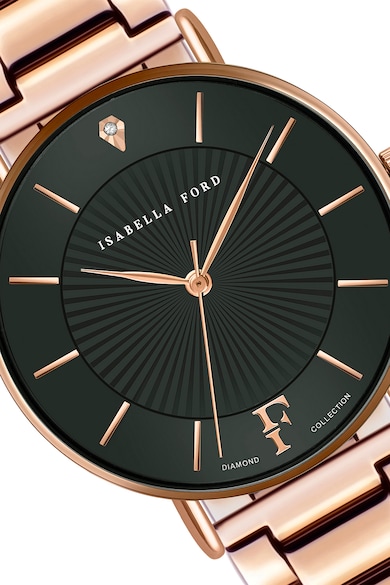 Isabella Ford Часовник с метална верижка и 1 диамант Жени