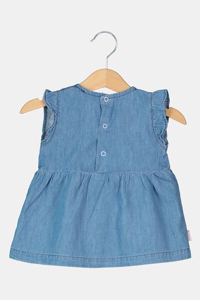 Pierre Cardin Baby Set de colanti scurti si bluza din material chambray Fete