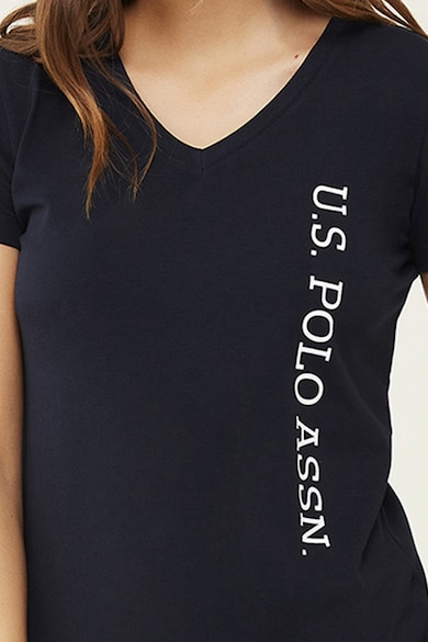 U.S. Polo Assn. Домашна тениска с шпиц и лого Жени